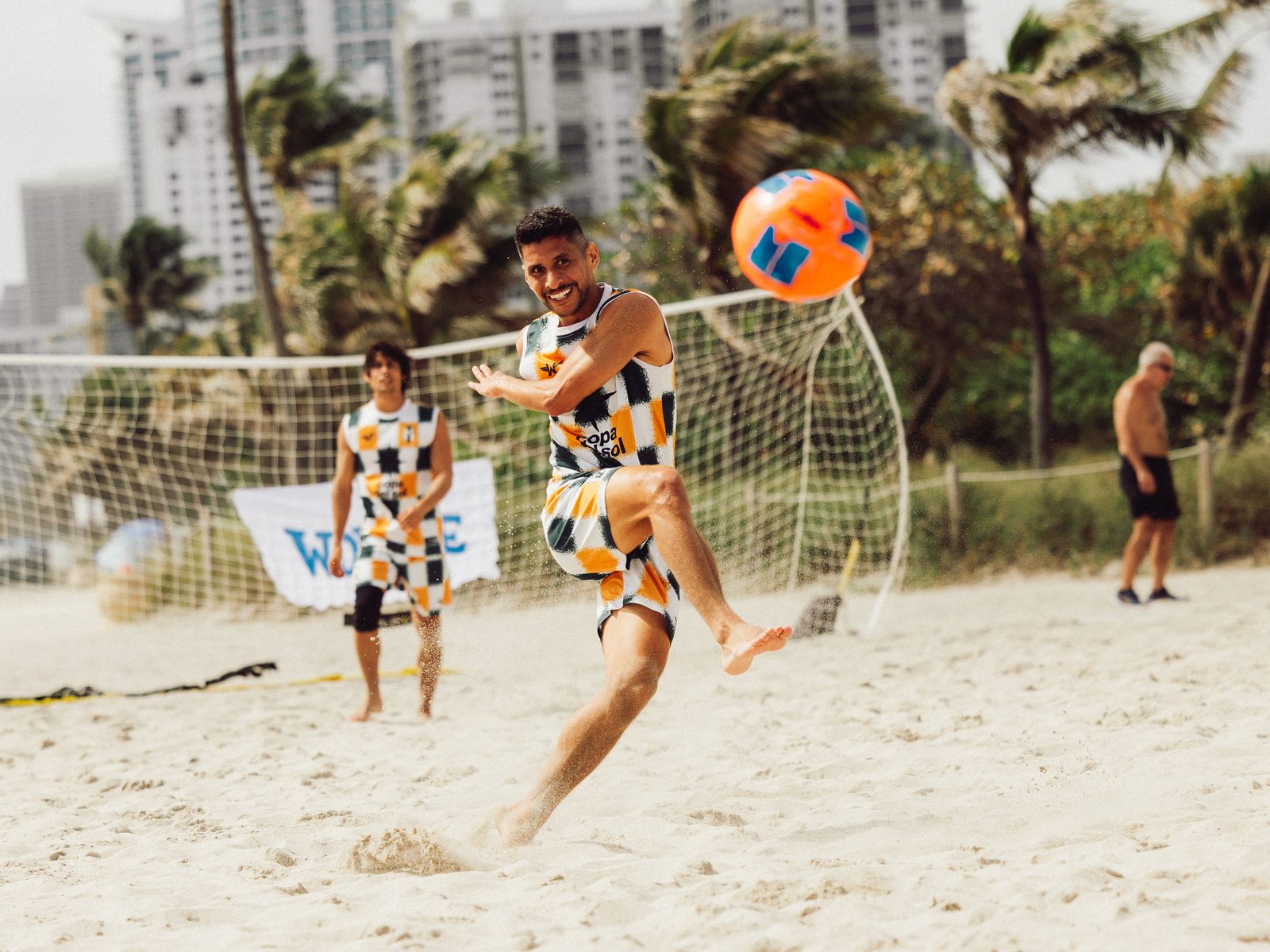 CFPM player in action on Miami Beach